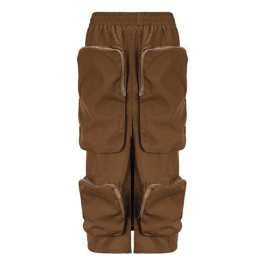 Cargo Skirt (Brown)